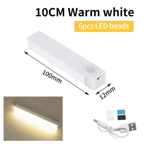 Smart Motion Sensor Night Light Wireless Rechargeable Led Night Lights