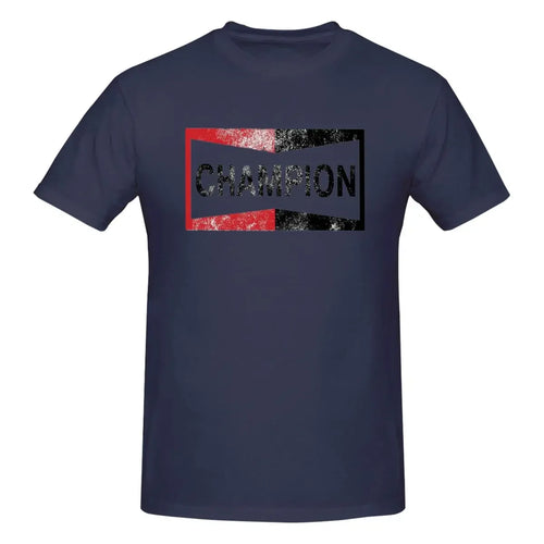 Champion Vintage Logo 100% Cotton T-shirt Men's Oversized T Shirts Men