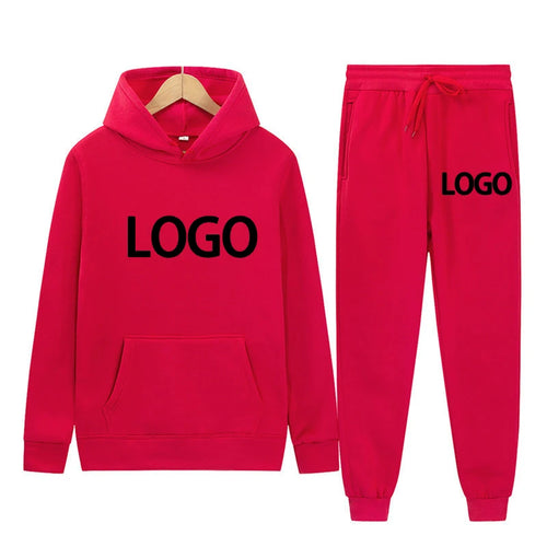 Customized Printed Men Women Tracksuit Hooded Sweatshirts and Jogger