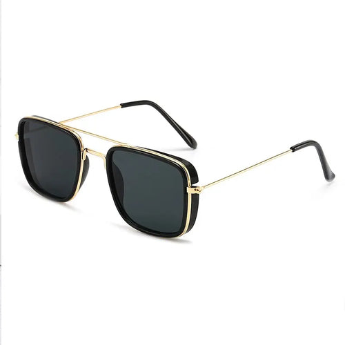 Fashion Sunglasses European and American Metal Small Square Frame