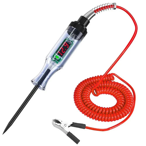 6V/12V/24V Car Circuit Tester Premium Test Light Probe Pen Light Bulb