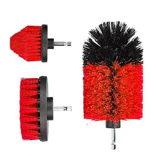 Electric Drill-Brush Head Kit Attachment Power Scrubber Brush For