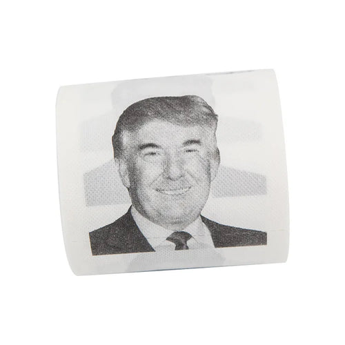 New Humorous Toilet Paper Creative Funny Donald Trump Printed Toilet