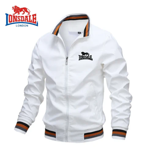 High End Embroidered CAMEL High-quality Men's Zippered Jacket, Spring