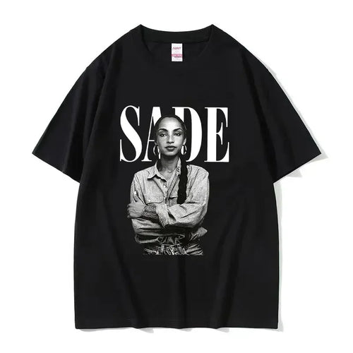 90s Singer S-Sade Print Graphic T Shirt Men Women Hip Hop Vintage