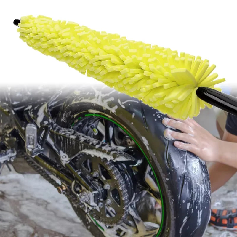 Car Wheel Brush Rim Tire Detailing Automotive Care Motorcycles Brush