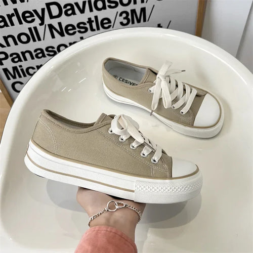 Women Canvas Shoes Women Fashion Summer Casual Sneakers Student Casual