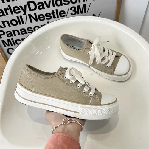 Women Canvas Shoes Women Fashion Summer Casual Sneakers Student Casual