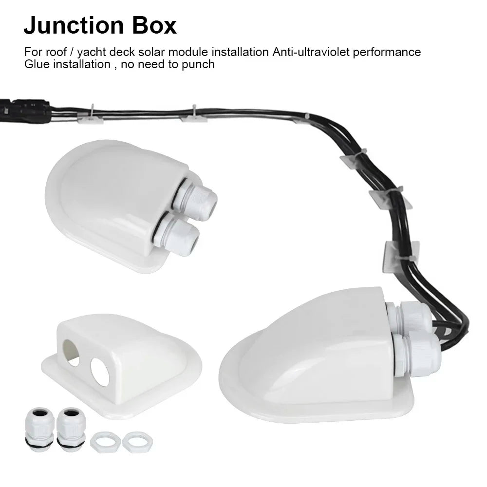 Caravan Solar Car Junction Box Cable Entry Gland Box Roof Wire Entry