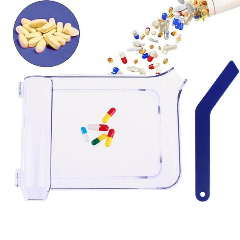 Pill Counting Tray With Spatula Pharmacy Right Hand Counter Tray
