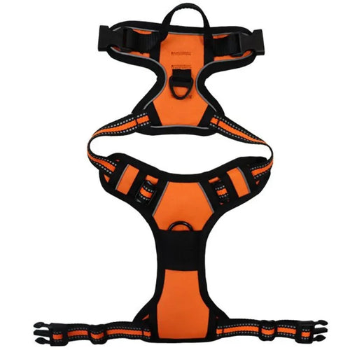 Pet Dog Harness Reflective Adjustable Breathable Vest Chest Strap for