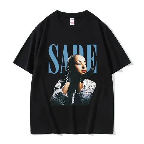 90s Singer S-Sade Print Graphic T Shirt Men Women Hip Hop Vintage