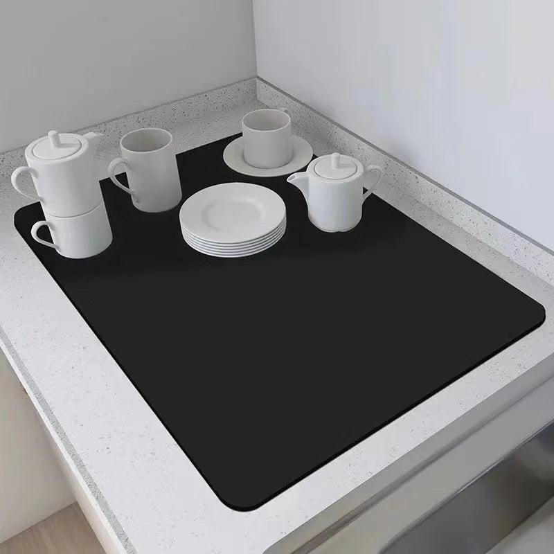 VIKAMA 30X40CM Diatomite Coffee Placemats Individual Table Placemats
