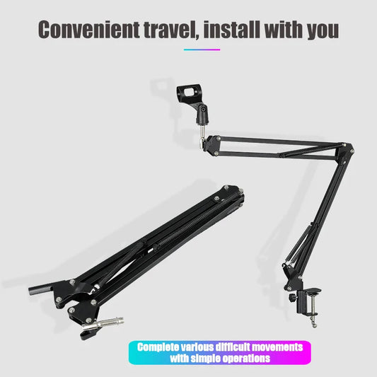 Desktop NB35 Cantilever Stand Microphone 360-degree Rotation Mobile