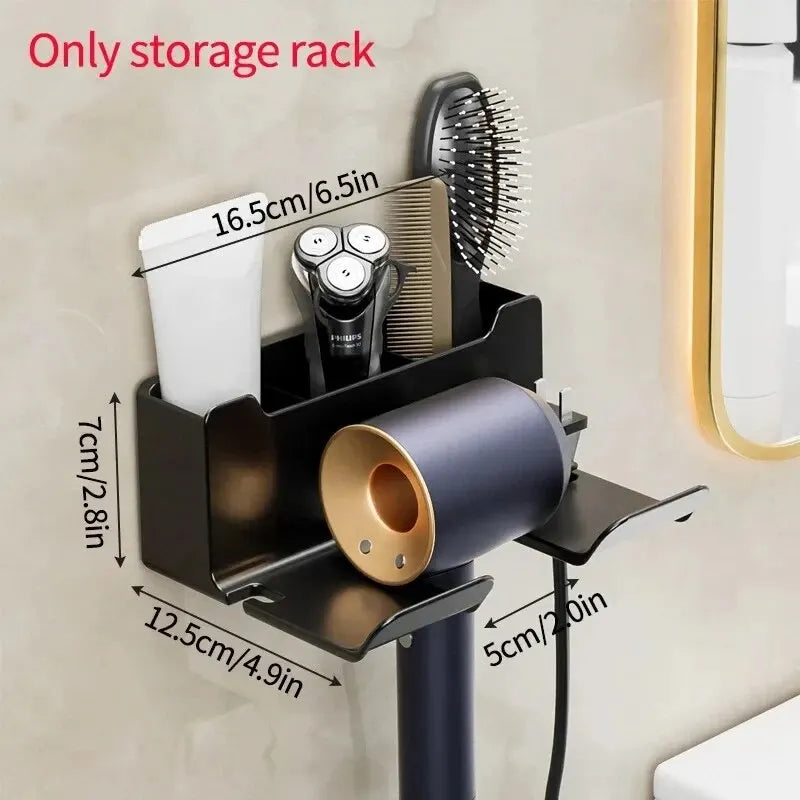 1 Pcs Hair Dryer Holder Wall Dryer Cradle Straightener Stand Hairdryer