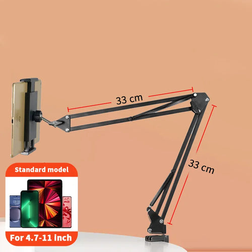 Tablet Holder for Bed with 90cm Metal Arm 360° Rotating Bed Tablet