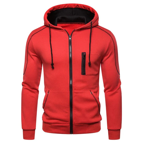 2024 Men Sets Wear Men's Fashion Autumn Winter Double Zipper Jacket/