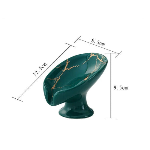 New 1 ceramic Leay shower soap holder, bathroom and kitchen supplies