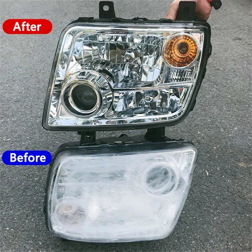 Car Headlight Polish Restoration Kit Automotive Headlight Care Tool