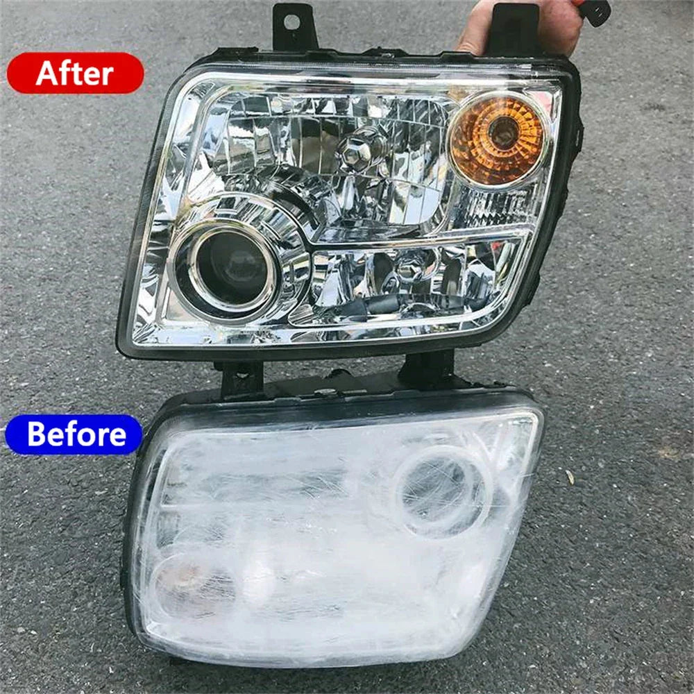 Car Headlight Polish Restoration Kit Automotive Headlight Care Tool