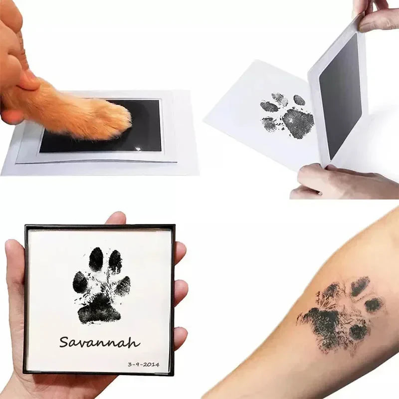 Safe Non-toxic Baby Footprints Handprint No Touch Skin Inkless Ink