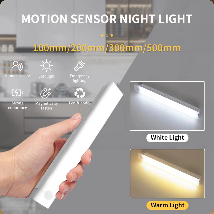 Smart Motion Sensor Night Light Wireless Rechargeable Led Night Lights