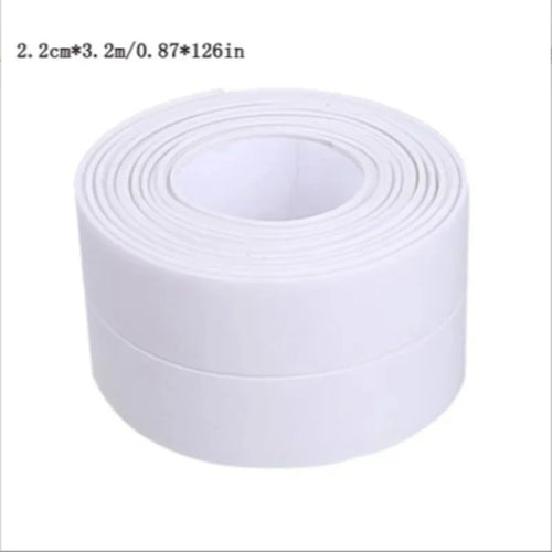 1 Roll of Waterproof White PVC Self-Adhesive Tape - Perfect for