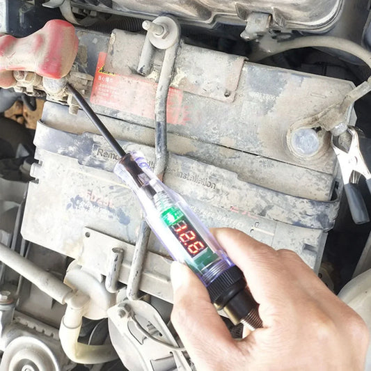 6V/12V/24V Automotive Circuit Test Pen LED Digital Voltage Display