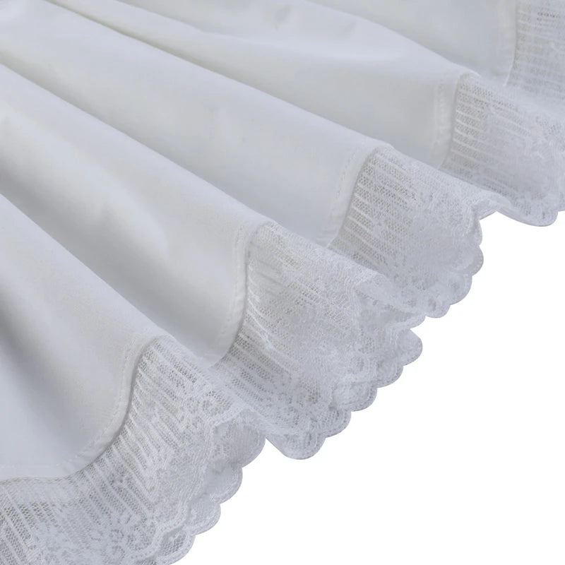 Women’s Sweet Puff Sleeve A-line Dress Summer Fairycore Lolita Solid
