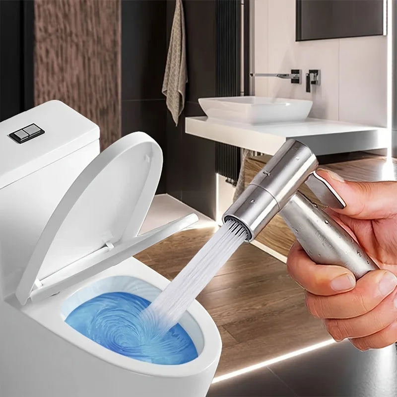 Toilet Sprayer Gun Stainless Steel Hand Bidet Faucet For Bathroom Hand