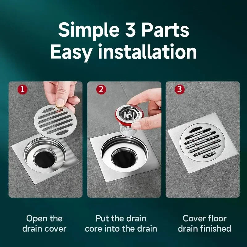 Odor Proof Floor Drain Valve-Sewer Core Backflow Preventer Shower