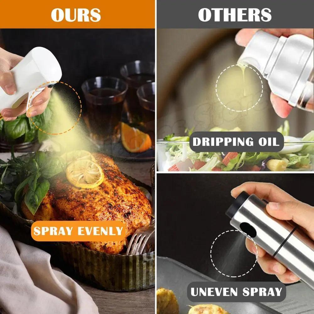 Kitchen Oil Spray Bottle Cooking Olive Oil Sprayer 200/300/500ML
