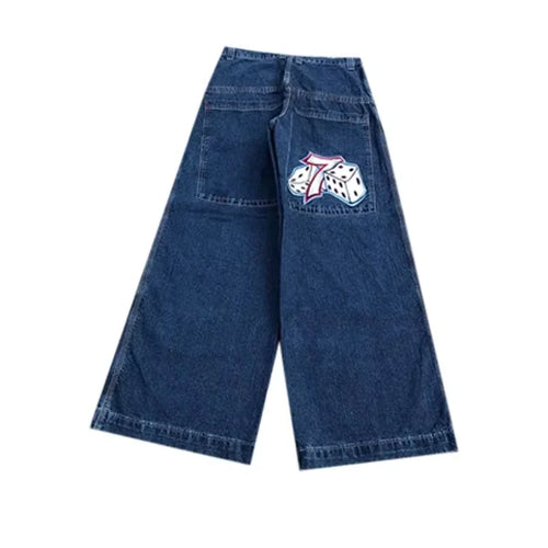 Y2K Baggy Jeans men Harajuku 2000s vintage Embroidered high quality