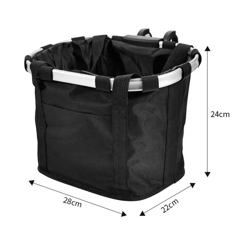 Bicycle Front Basket Bike Small Pet Dog Carry Pouch 2in1 Detachable