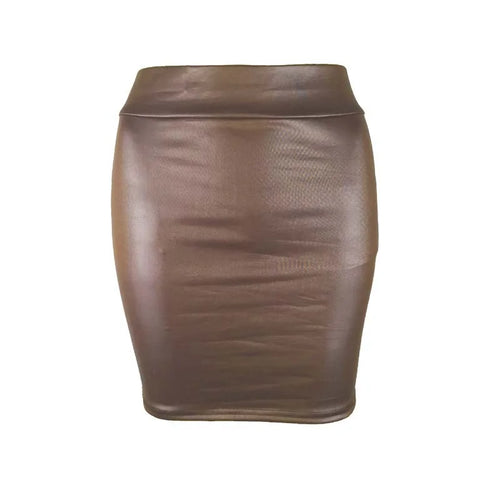 Women Summer Mini Skirts High-waist Slim Fittness Hip Pencil Skirts