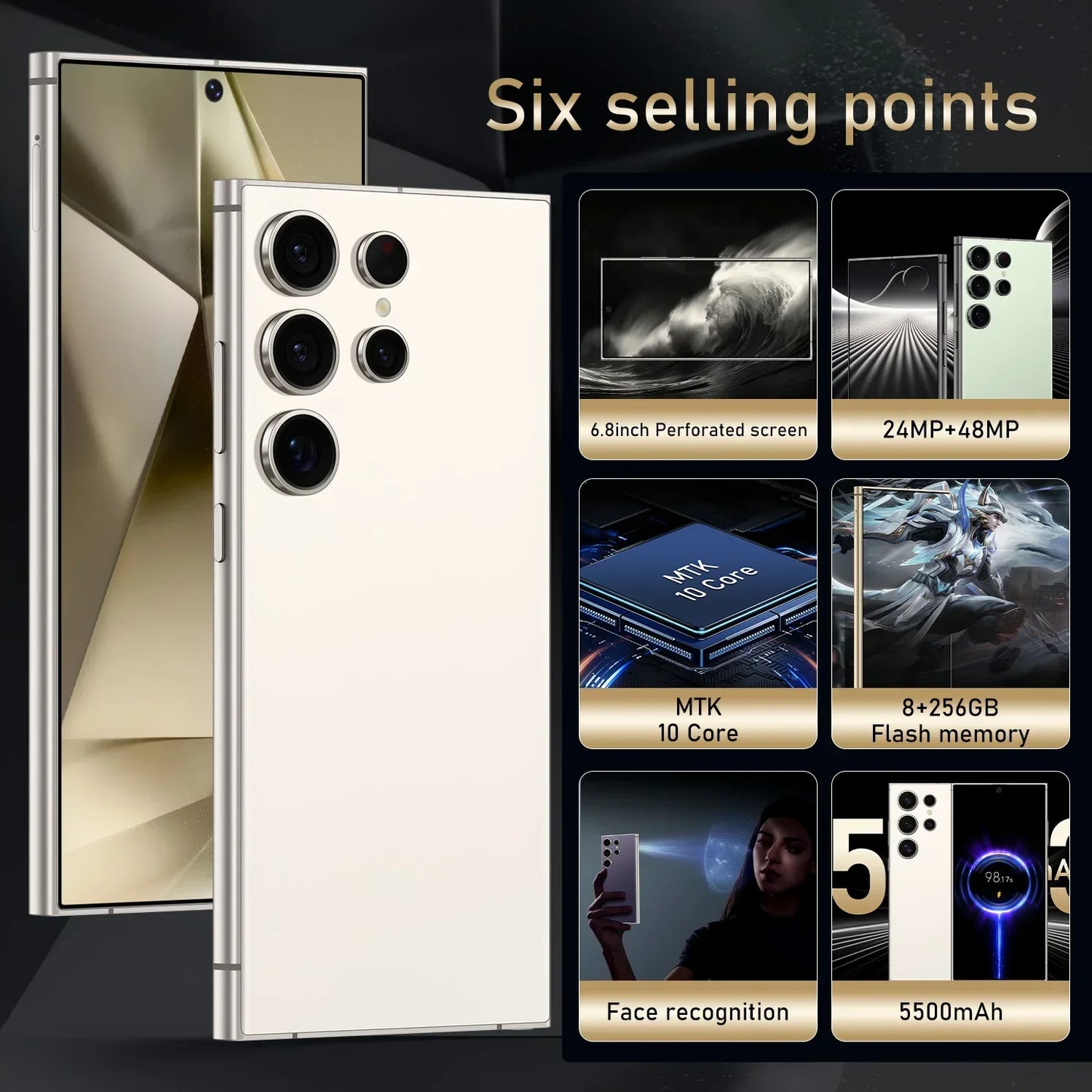 S25 Pro,Smartphone Android,6.8 inch,8+256GB ROM,Dual SIM,Mobile