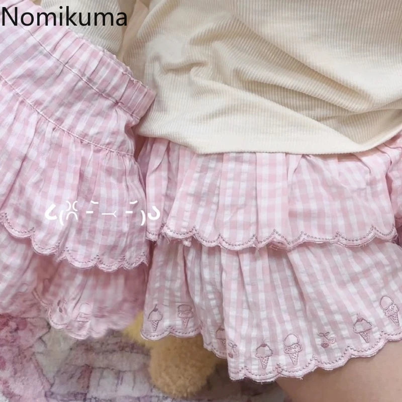 2025 Faldas Mujer De Moda Japanese Summer Skirt Women High Waist Jupe
