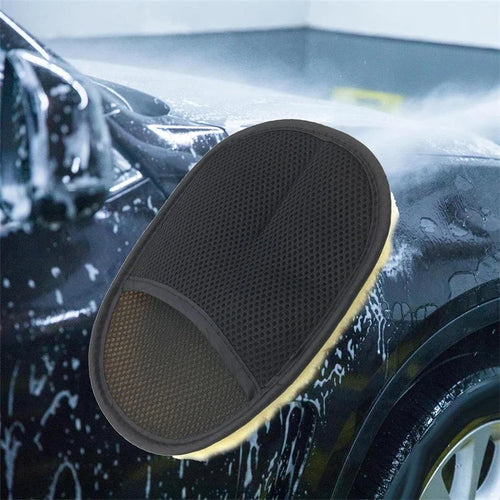 1/10Pcs Car Cleaning Sponge Glove Car Polishing Washing Mitt Gloves