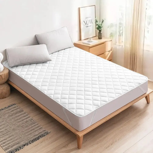 Ultrasonic Mattress Protector Cover Pad Washable Mattress Bed