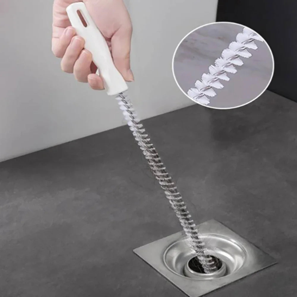 1pc Sink Drain Cleaning Brush, Drain Clog Remover, Bendable Sink