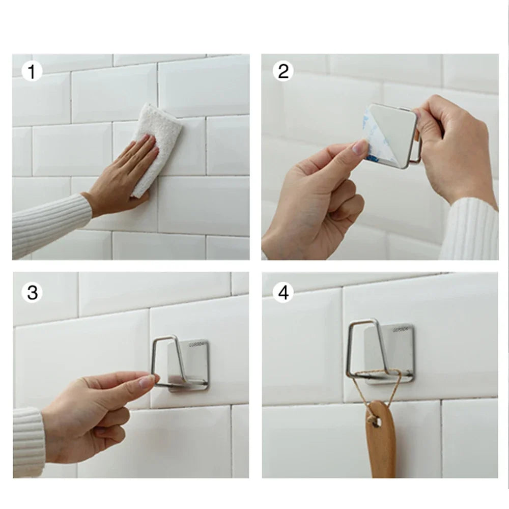 Kitchen Sponges Holder Stainless Steel Sink Sponges Drain Drying Rack