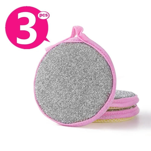 10/5/3PCS Double Side Dishwashing Sponge Dish Washing Brush Pan Pot