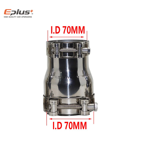 54MM-77MM Universal Stainless Steel Reducer Adapter Motorcycle Car