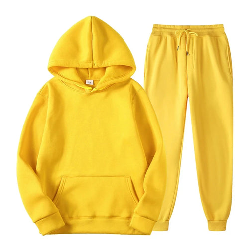 2024 Winter Brand Tracksuits Men's sets Long Sleeve Pullover + Jogging