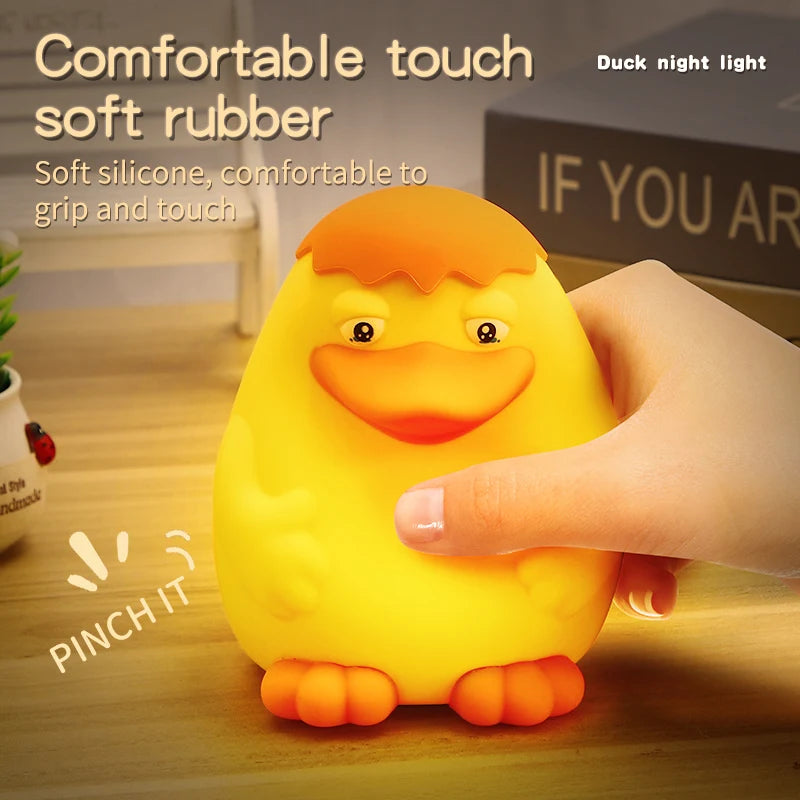 Cute Silicone Capybara Night Light Children's Gift USB Rechargeable
