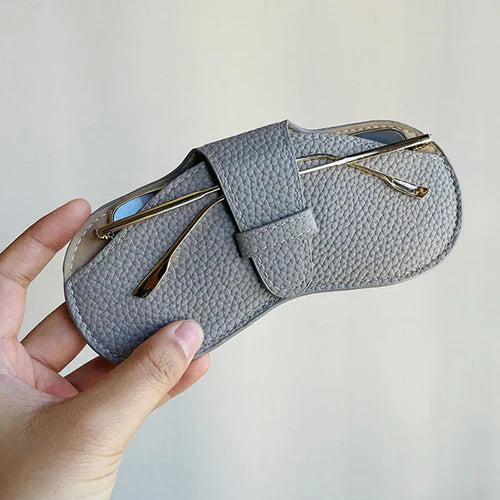 PU Leather Portable Glasses Bag Sunglasses Storage Bags Men and Women