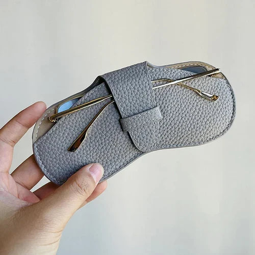PU Leather Portable Glasses Bag Sunglasses Storage Bags Men and Women