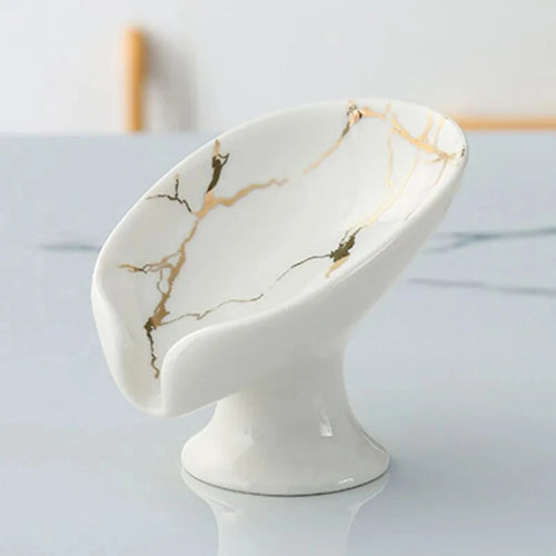 New 1 ceramic Leay shower soap holder, bathroom and kitchen supplies