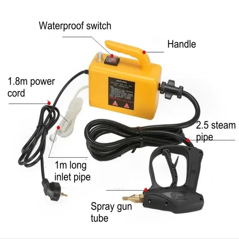2600w220V High Temperature Steam Cleaner Portable Sterilization