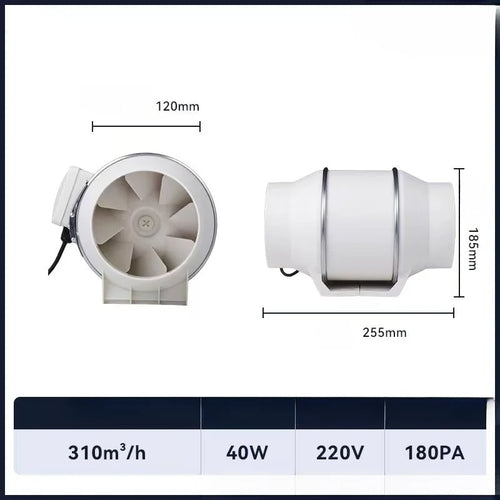 Duct round 3 inch 4 inch 5 inch 6 inch 8 inch exhaust ventilation fan